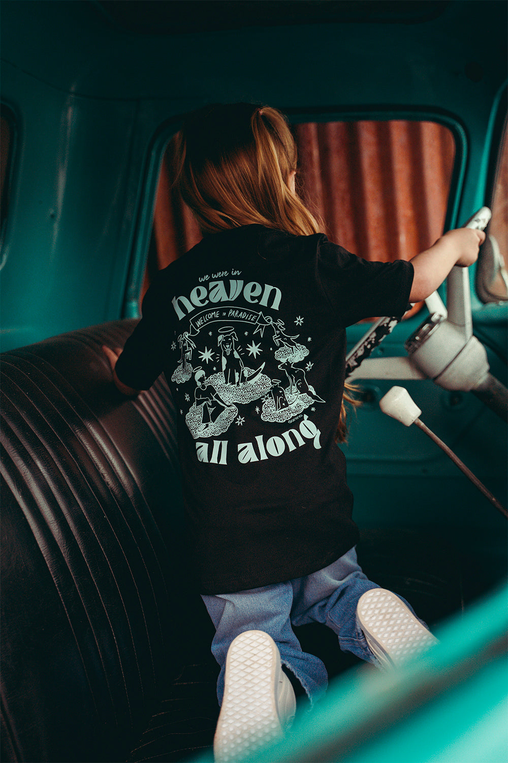 Bienvenida al cielo Kids - Negro